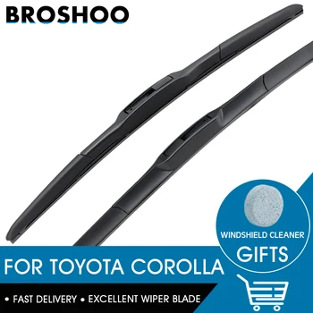 

Car Wiper Blade For Toyota Corolla Saloon Verso Wagen 2001-2014 Windscreen wipers Fit Hook Arm Natural Rubber Auto Accessories
