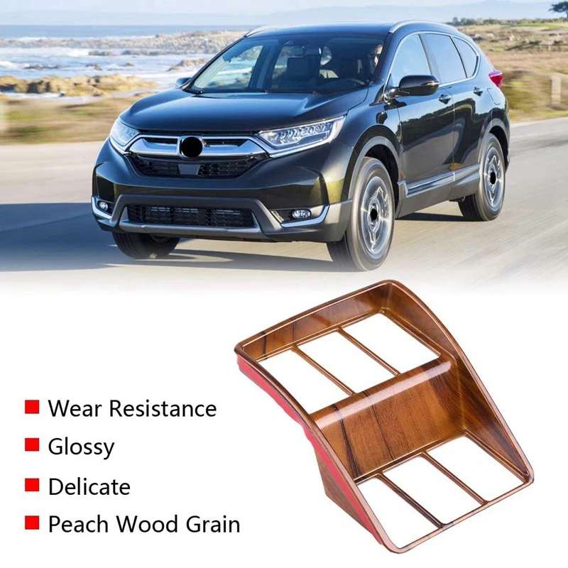 Кнопка переключения фар рамка персик древесины Стиль Накладка для Honda Crv
