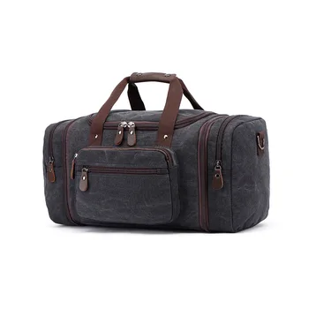 

2020 New Arrival Canvas Travel Bags Luxury Men Large Capacity Portable Male Shoulder Bags Men's Handbags Vintage Travel Duffle
