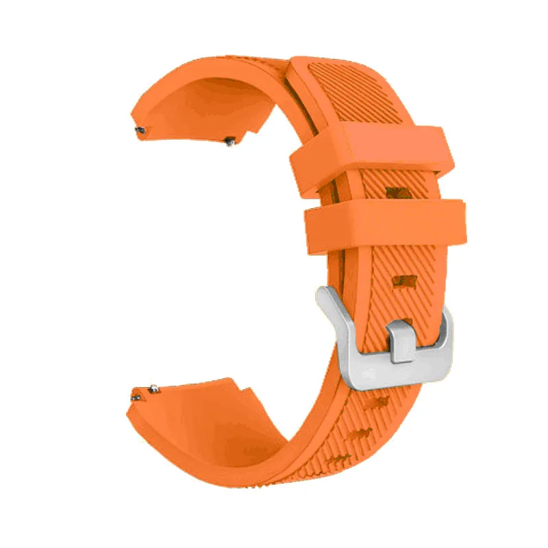Ремешок для часов samsung galaxy Watch 46 мм спортивный сменный Браслет ремешок для часов 22 мм для gear S3 Frontier/Classic TicWatch Pro GT2 - Цвет ремешка: Orange
