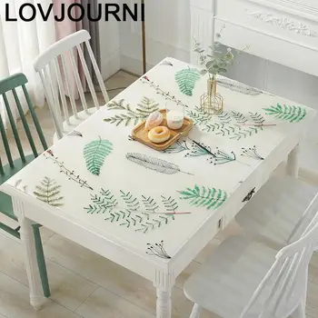 

Chic Household Item Transparent Tafellaken Rectangular Rectangulaire Tablecloth PVC Cover Toalha De Mesa Nappe Table Cloth