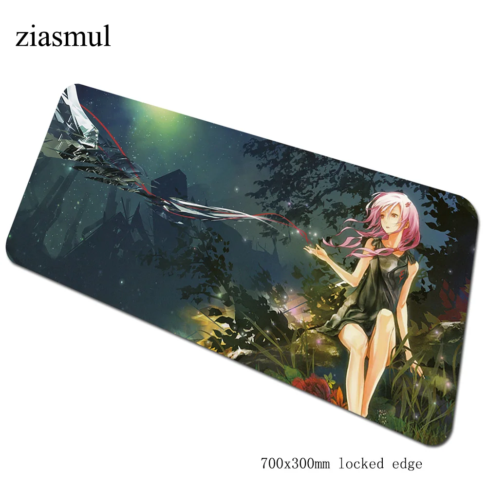 Guilty Crown padmouse подставка для запястья 70x30 см игровой коврик для мыши игровой компьютерный стол Kawaii коврик notbook mousemat pc