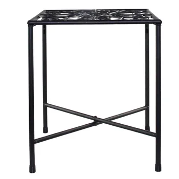 

Flower Pot Holder Plant Stand Modern Freestanding Iron Art Patio Housewarming Garden Indoor Outdoor Detachable Home Decor Potted