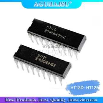 

10pcs/lot = 5pair Original 5PCS HT12D and 5PCS HT12E DIP20 . HT-12D+HT-12E In Stock DIP