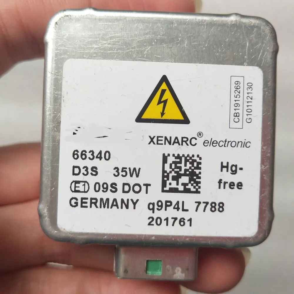 1 шт. оригинальные D3S лампы 35 Вт HID Ксеноновые головной светильник Светильник лампы 66340 66340HBI(подлинный и б/у) Собранный в Германии