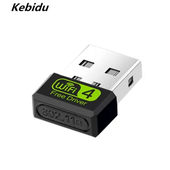

kebidu Mini USB 150Mbps WiFi Wireless Adapter Receiver External Network Card Adaptador wifi Dongle 802.11n/b/g For Macbook