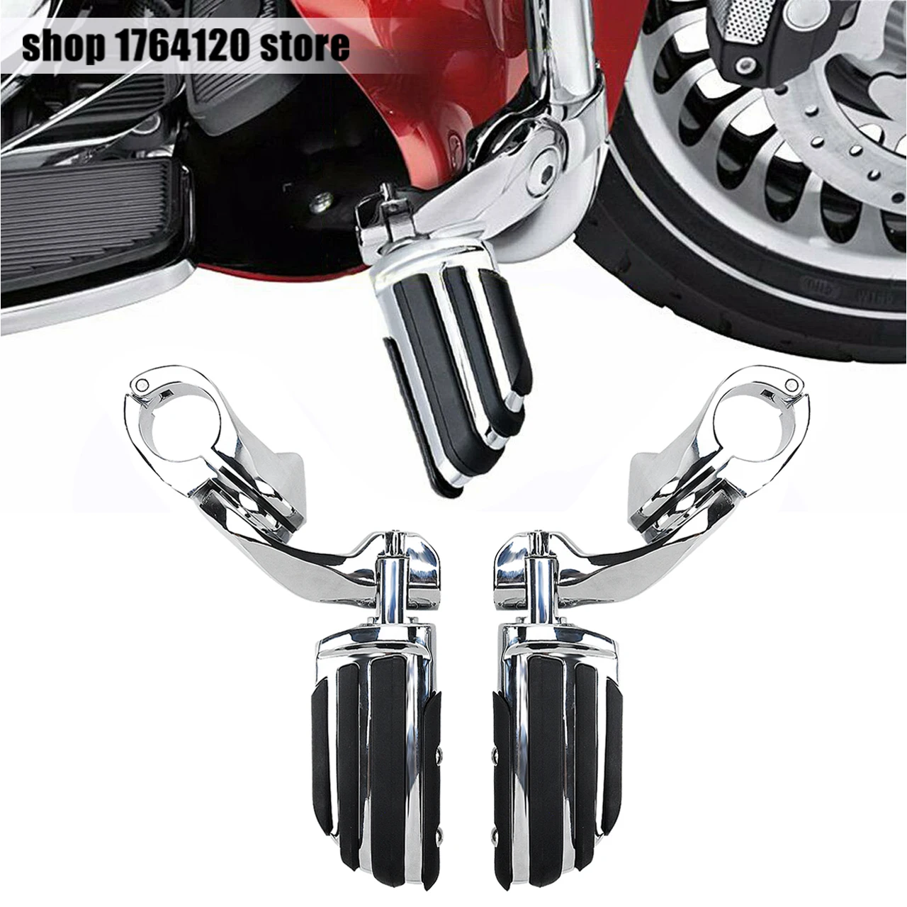 

Регулируемые короткие Угловые колышки для шоссе Harley Sportster Touring Road King Dyna, 1,25 дюйма, 32 мм