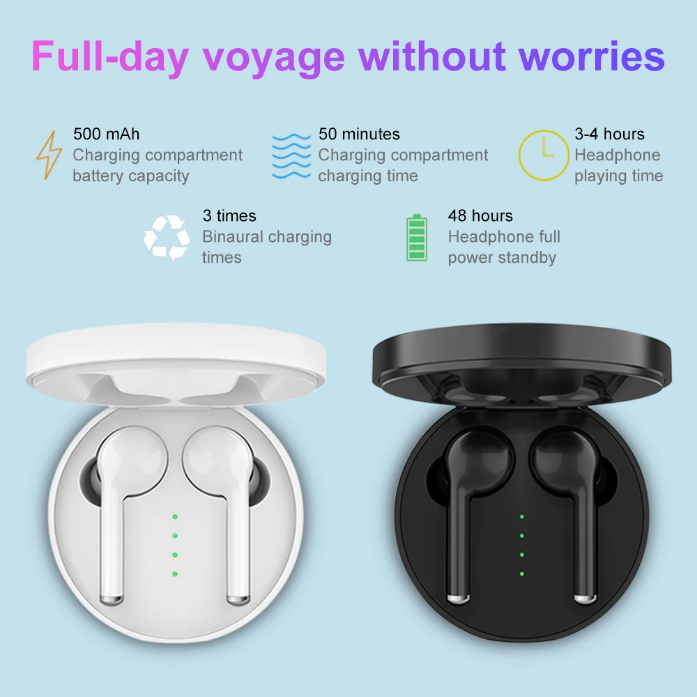 Bluetooth наушники TW40 TWS беспроводной наушник микрофон спортивный водонепроницаемый практичный с мощной батареей бизнес гарнитура