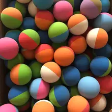 12 шт./лот, 6 см, прочный двухцветный ракетбол, сквош, низкая скорость, резиновый полый мяч, тренировочный, для соревнований, высокая эластичность, случайный цвет