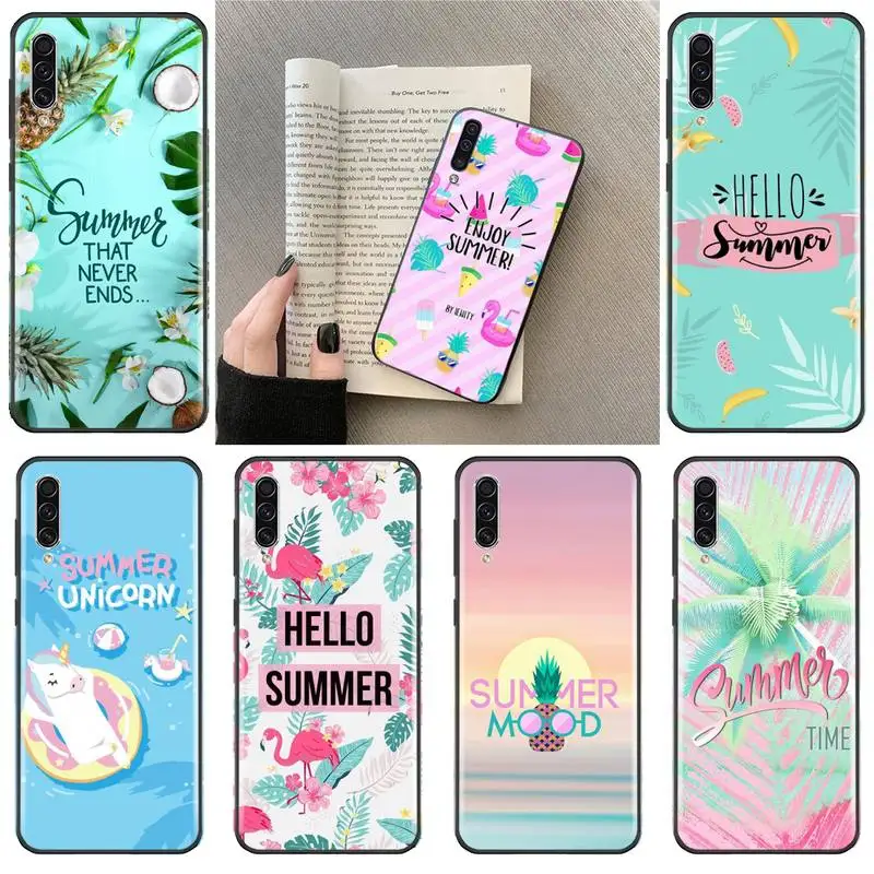 

Hello Cool Summer Beach Sea Phone Case For Samsung Galaxy J2 J4 J5 J6 J7 J8 2016 2017 2018 Prime Pro plus Neo duo