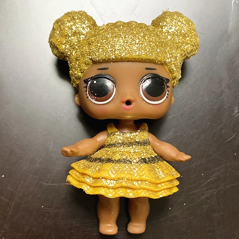 LOL SURPRISE-reina abeja con vestido y niños, conjunto de ropa brillante Punk boy con traje ostentoso con cuerpo de niño, juguete de colección