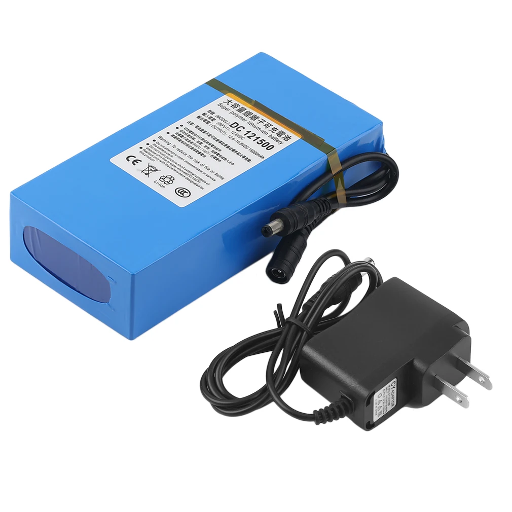 DC12V супер емкость 15000MAH мощные аккумуляторные литий-ионные батареи резервного копирования литий-ионная батарея для камера видеонаблюдения беспроводная передатчик