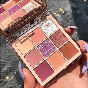 

New Novo Color Notebook Nine-Color Eye Shadow Pearl Matte Waterproof Beginner Eye Shadow