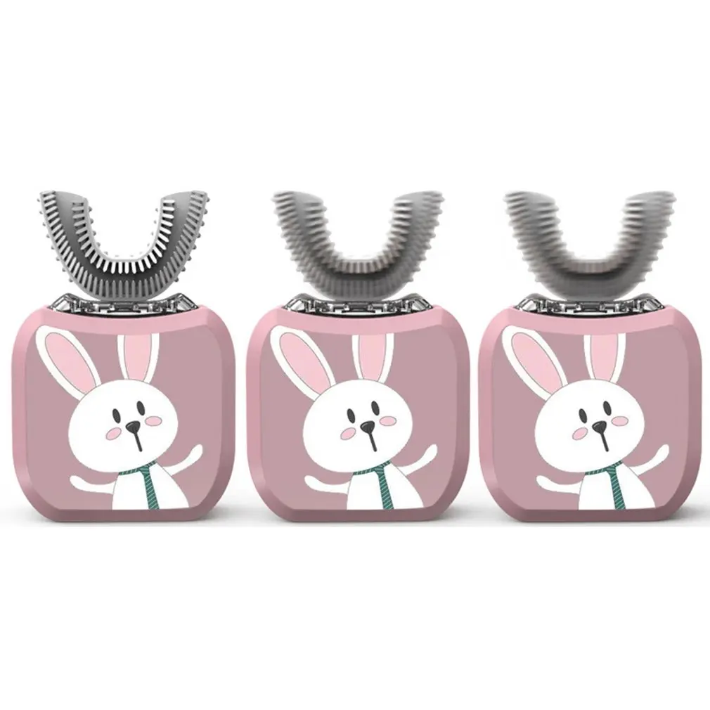Children's electric toothbrush U-shaped smart mouth containing sonic toothbrush rechargeable automatic baby toothbrush Children's electric toothbrush U-shaped smart mouth containing sonic toothbrush rechargeable automatic baby toothbrush