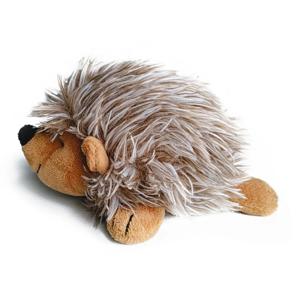 Милый питомец собака щенок пушистый в виде Ёжика плюшевая кукла молярный укус Жевательная интерактивная игрушка