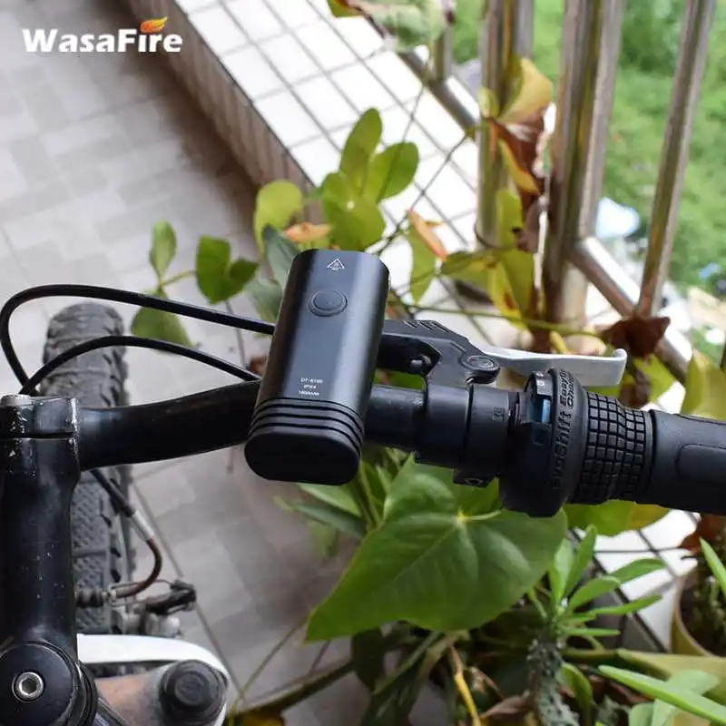 WasaFire, Перезаряжаемый USB велосипедный светильник, 7 режимов, умный датчик, велосипедный головной светильник светодиодный, велосипедный передний светильник, вспышка, светильник luces bicicleta