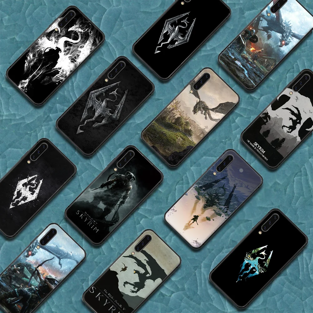 The Elder Scrolls V чехол для телефона Samsung Galaxy A7 8 10 20 20e 21 30 30S 31-41 50 50S 51 70 71 91 Черный Etui из ТПУ