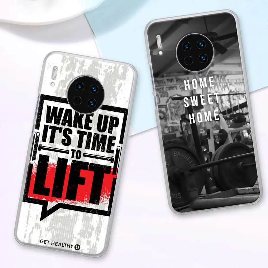 Чехлы для телефона для бодибилдинга, тренажерного зала, фитнеса, для huawei mate 30 Pro 10 20 Lite P30 Pro 30 Lite P Smart Plus, чехол
