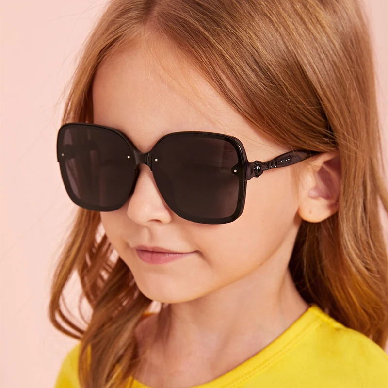 2020 oversize quadrado crianças óculos de sol moda colorido gradiente miúdo óculos de sol menino menina unisex vintage óculos uv400