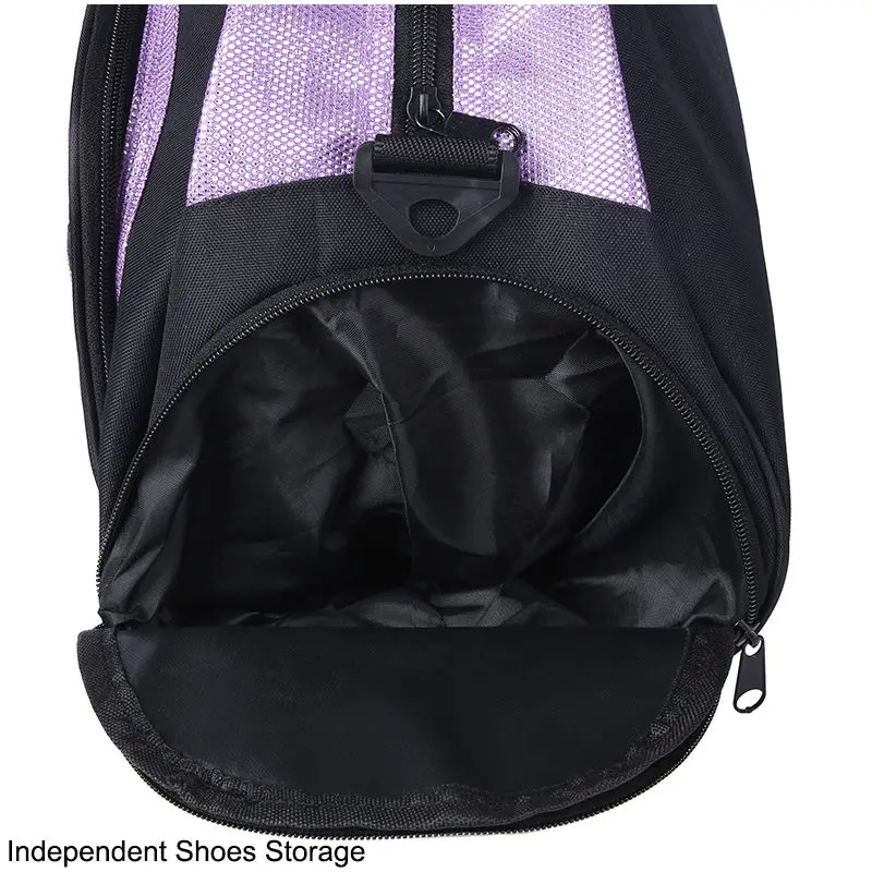 Dance Yoga Gym Shoulder Bag Women For Fitness Outdoor Fashion Sports Waterproof Wear Resistant Travel Handbags With Shoes Space