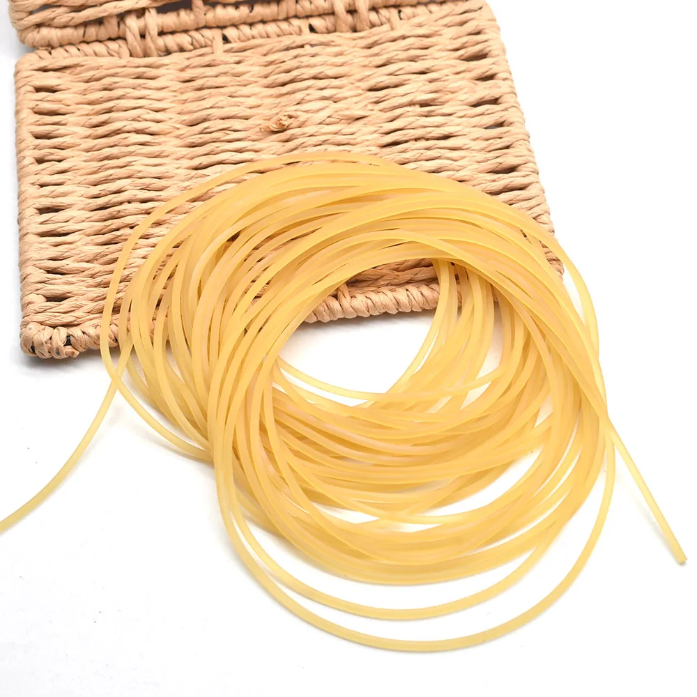 Fishing Rope Fishing Line Fishing Rubber Band Diameter2.5mm Solid Elastic Fishing Rope 10M Fishing Accessories Rubber Line For Catching Fishes