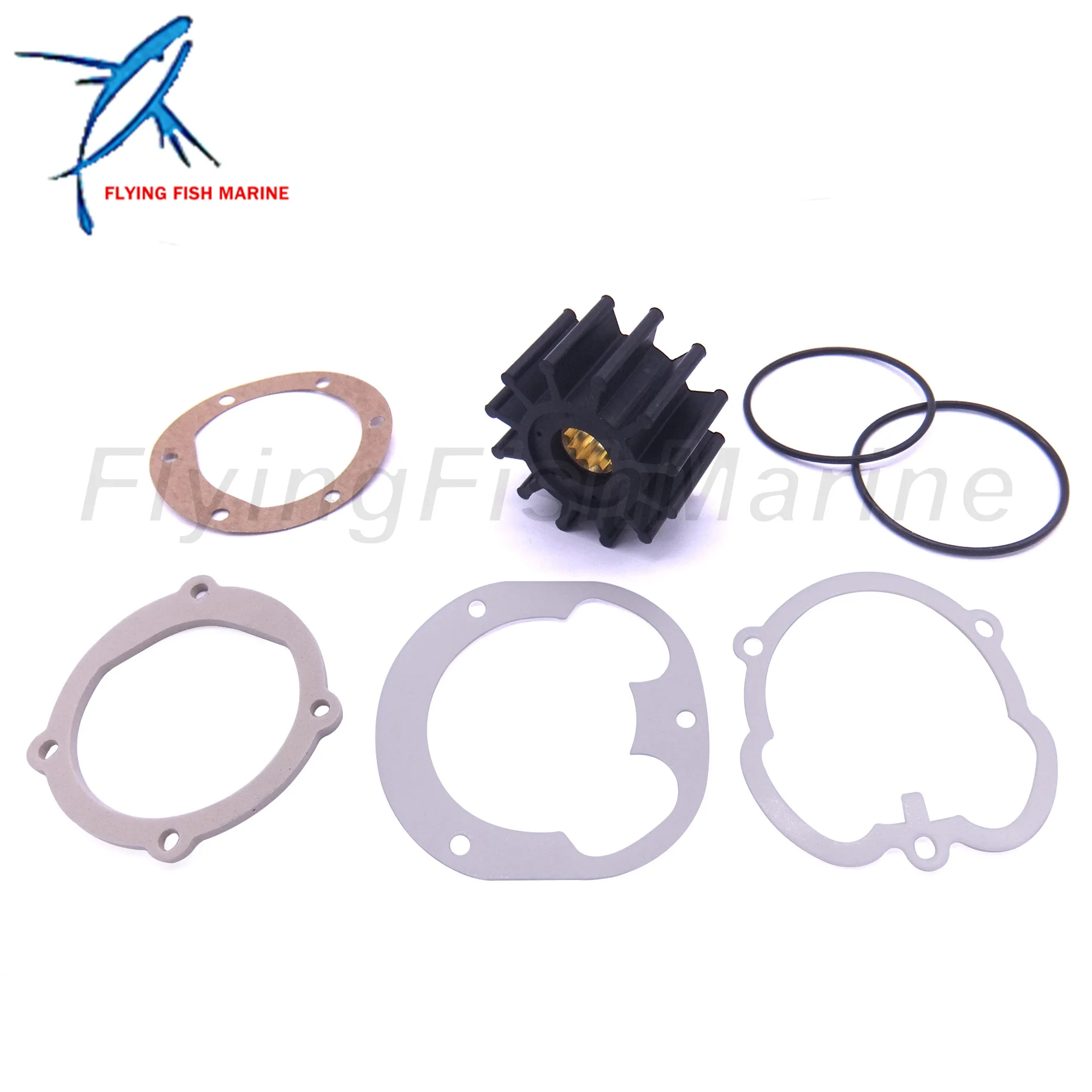 

Water Pump Impeller for Johnson 09-1027B-1 18-3081 500107 / for Jabsco 1210-0001 /Yamaha 351.11.008 / for Volvo 3858256 21951346