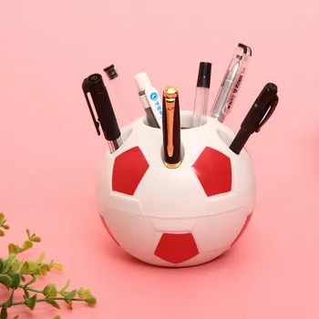 

Plastic pen holder multifunctional student pen holder cartoon football pen holder