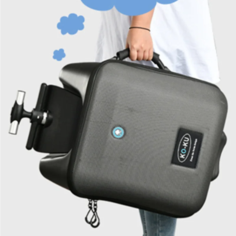 ALWAYSME Kid's Ride-on Travel Suitcase, Black Color