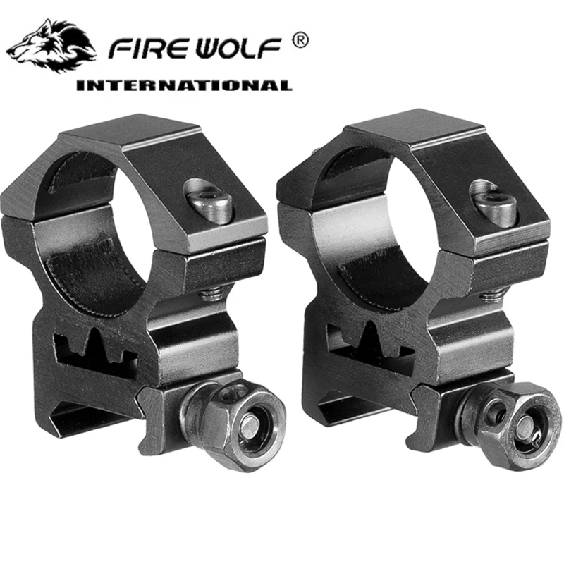 2шт 25,4 мм " кольца среднего профиля подходят для Вивера стиль Пикатинни 20 мм крепление направляющей «Ласточкин хвост» для винтовки