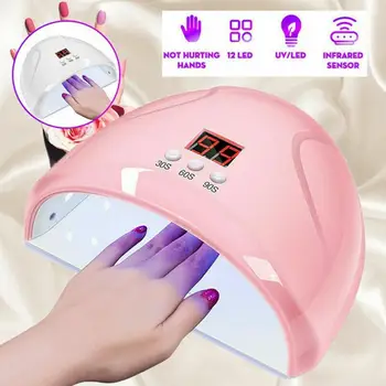 

Nail Lamp Usb Phototherapy Lamp 36W Mini LED Nail Light Therapy Machine Induction Nail Polish Baking Lamp ABS