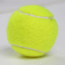 

1pcs Yellow Training Tennis Balls Indoor Durable Toy Ball Pet Puppy Outdoor Chase Bite Chew for Dogs 63mm