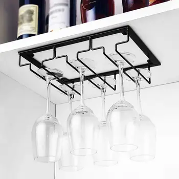 

Upside Down Wine Glass Rack Right Angle Creative Kitchen Cup Rack Upside Down Cup Rack Home Wine Cabinet Bar Hanging Cup Rack