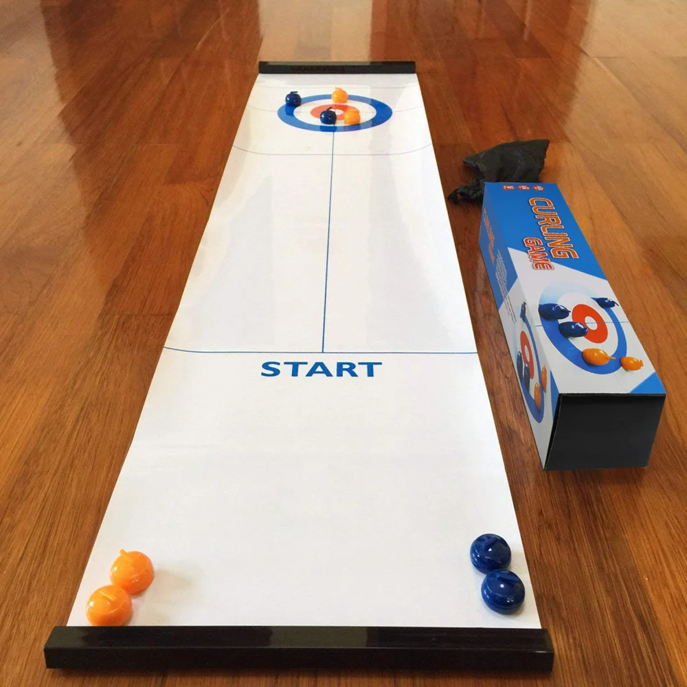 Настольный боулинга Shuffleboard для завивки настольная игра путешествий бара школы