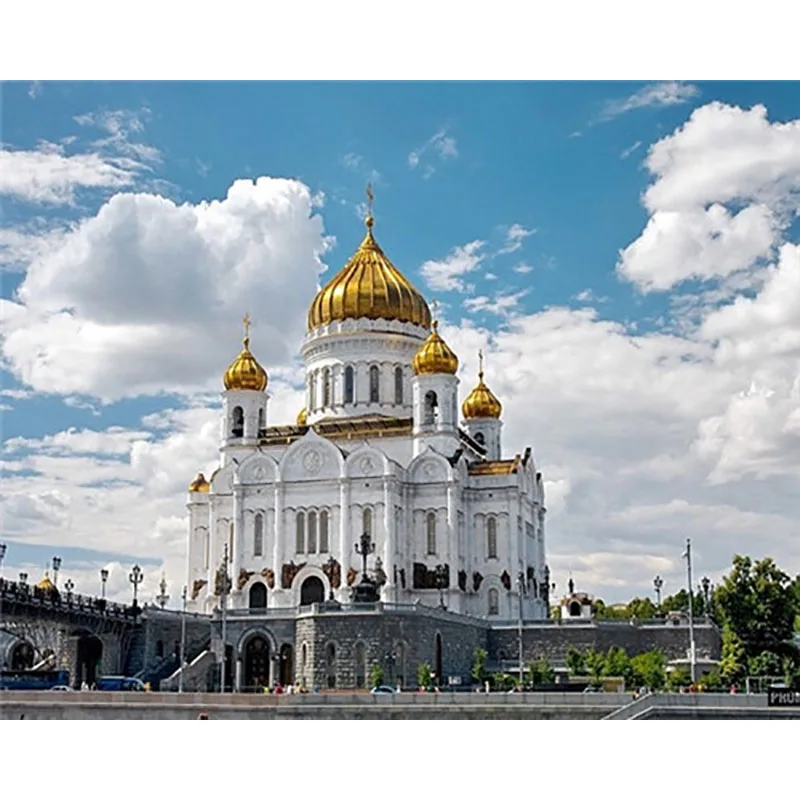 painting by numbers7 Пейзаж живопись по номерам краски по номерам для взрослых DIY Раскраска по номерам масляные пронумерованные картины холст - Цвет: painting by numbers7