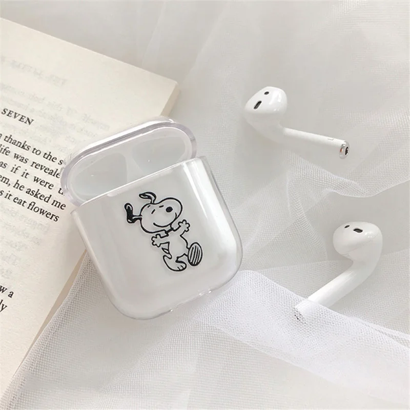 

Protective Silicone Cases for Airpod 2 Hard PC Cartoon Transparent Earphone Cover for air pod case for apple airpods case