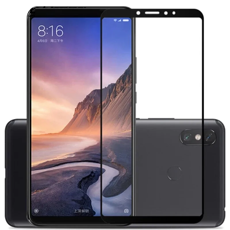 Закаленное стекло с полным покрытием для Xiaomi Max 3/Mi A3/5 Plus/9T Pro/K20 Pro Защитная пленка