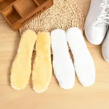 Высококачественные утепленные Нескользящие зимние шерстяные стельки унисекс из дышащего плюша, теплые стельки для зимних сапог