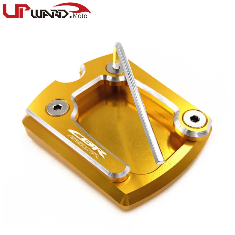 CBR650 Gold Для HONDA CBR650R CBR650 R CB650R CB650 R CNC алюминиевая мотоциклетная боковая подставка, увеличивающая пластина, выдвижная подставка - Цвет: CBR650 Gold