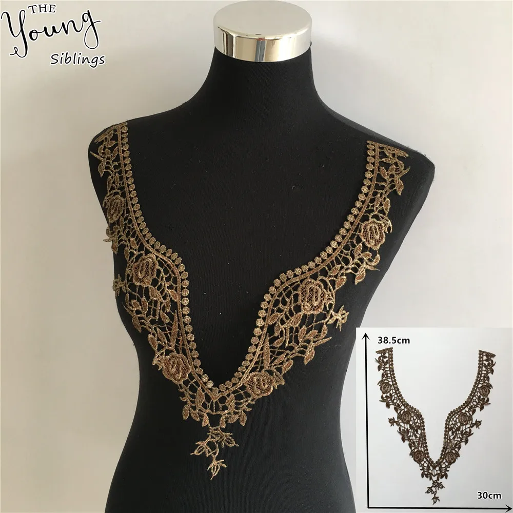 Embroidery lace applique peacock embroidery lace appliquesewing trims