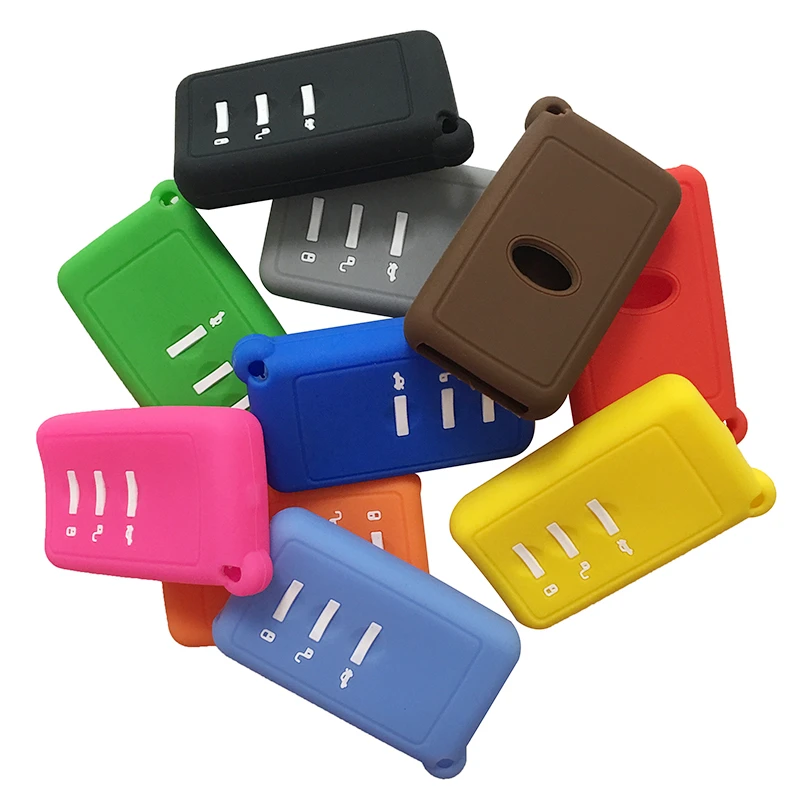 

3 Button Silica Gel Case Car Key Cover For Subaru Forester XV Impreza Outback Legacy Mrxsti Smart Case For Keys Holder Shell Bag