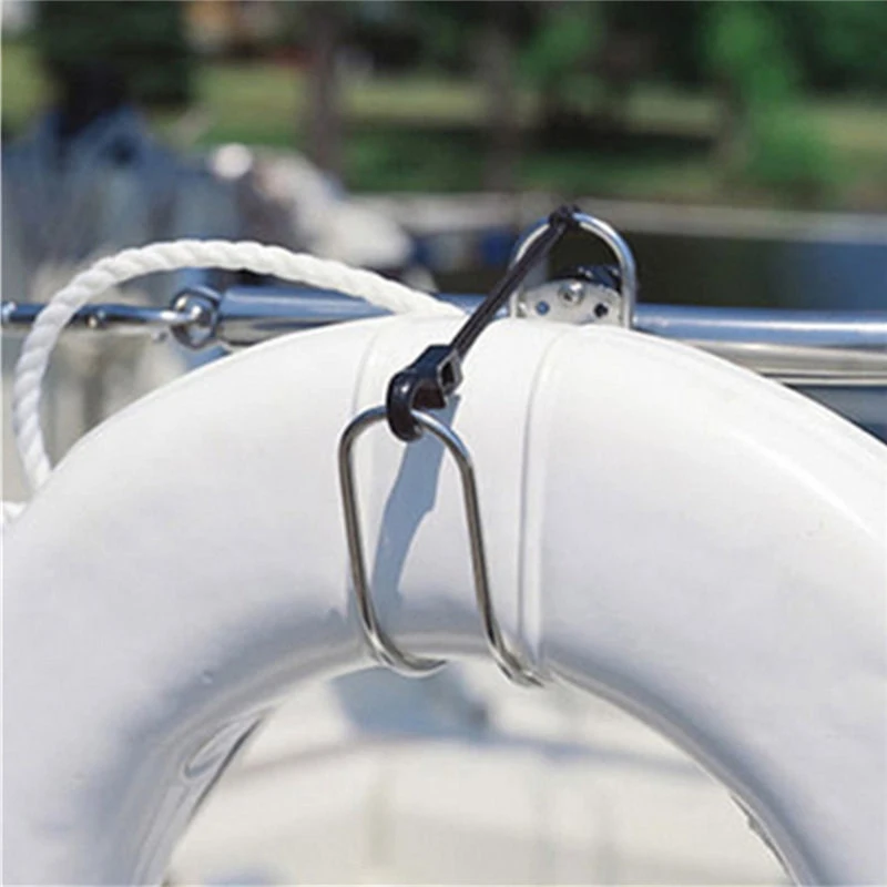 Нержавеющая сталь Подкова лодка плавательный кольцо держатель для гребной лодки Аксессуары