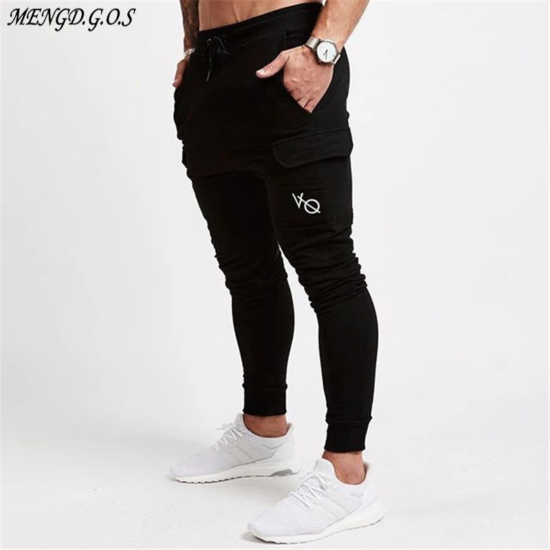 

Cotton Streetwear Casual Men's Trousers Joggers Casual Men's Sports Pants Brand Muscle Fitness Men's Bodybuilding Men's Clothing