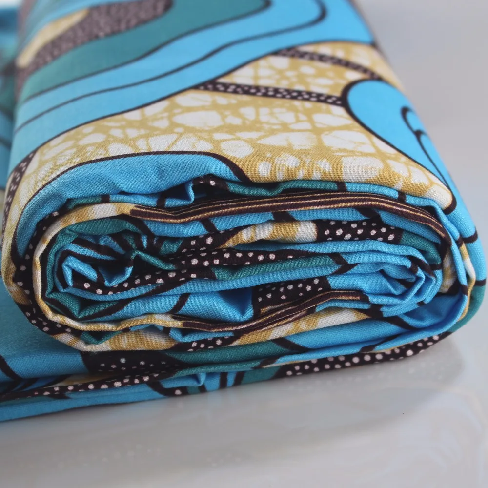 Хлопок гхановый воск фантазия печати DIY Анкара ткань обработанный воском материал