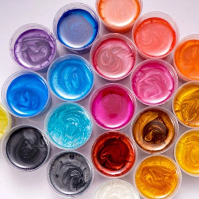 Mica Mineral Powder Epoxy Resin Dye Pearl Pigment Cosmetic Grade Pearlescent Natural for DIY Jewelry Crafts Making 36 Colors