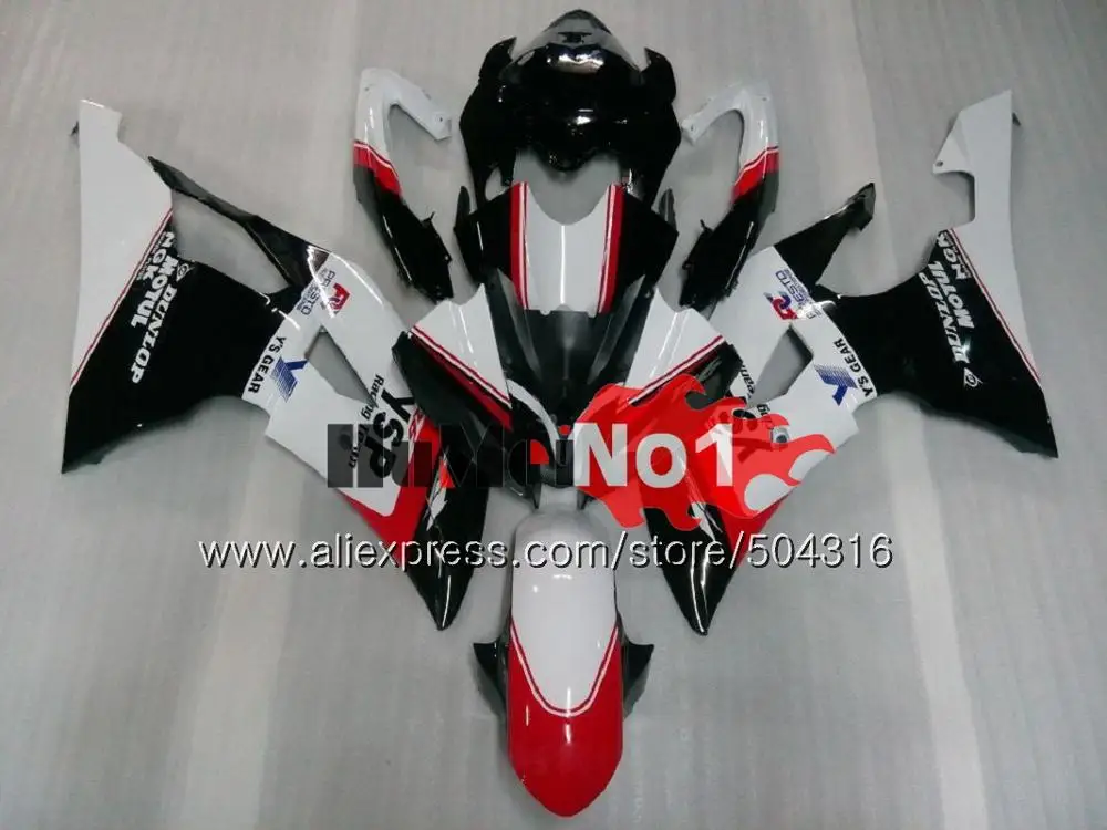 No. 16 YZF-R6 для YAMAHA YZF R6 YZF-600 YZF 600 R 6 43MC. 55 YZF600 YZFR6 2008 2013 08 13, 14, 15, 16 лет Обтекатели Топ желтого цвета - Цвет: No. 16