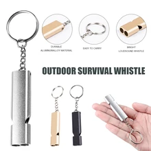 3 Pcs Outdoor Emergency Survival  Whistles Lifeguard Safety Survival Whistle with Keychain for Outdoor Camping Hiking Boating