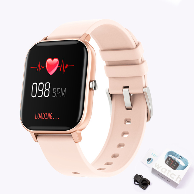 New P8 Color Screen Smart Watch Women men Full Touch Fitness Tracker Blood Pressure Smart Clock Women Smartwatch for Xiaomi