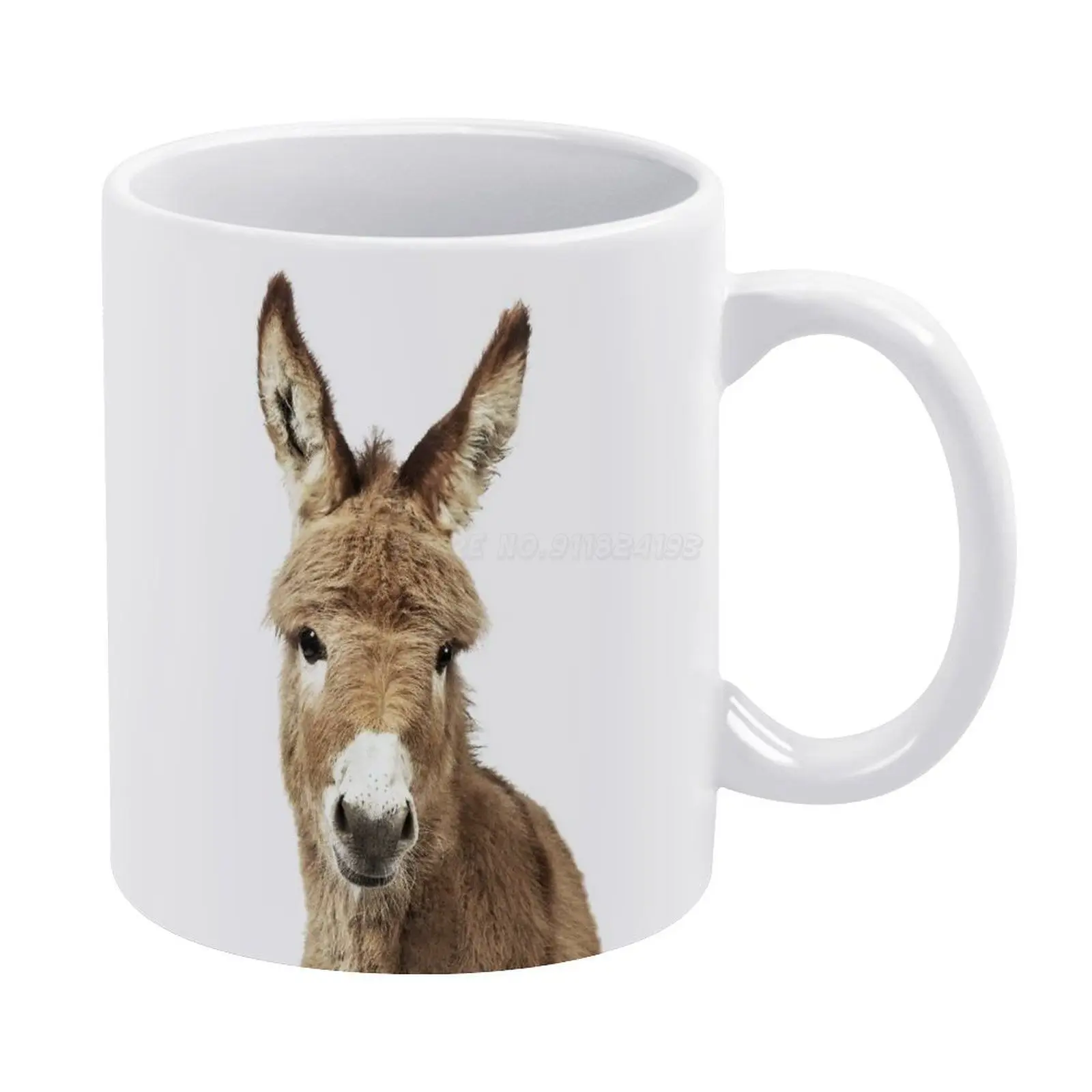 Caneca de café 330ml para o café burro bebê fazenda animal fa caneca de  café branco caneca de café chá da tarde copos de natal cerâmica - AliExpress