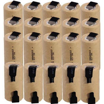 

20 pcs SC 2200mah 1.2v battery NICD rechargeable batteries for makita bosch B&D Hitachi metabo dewalt for electric screwdriver