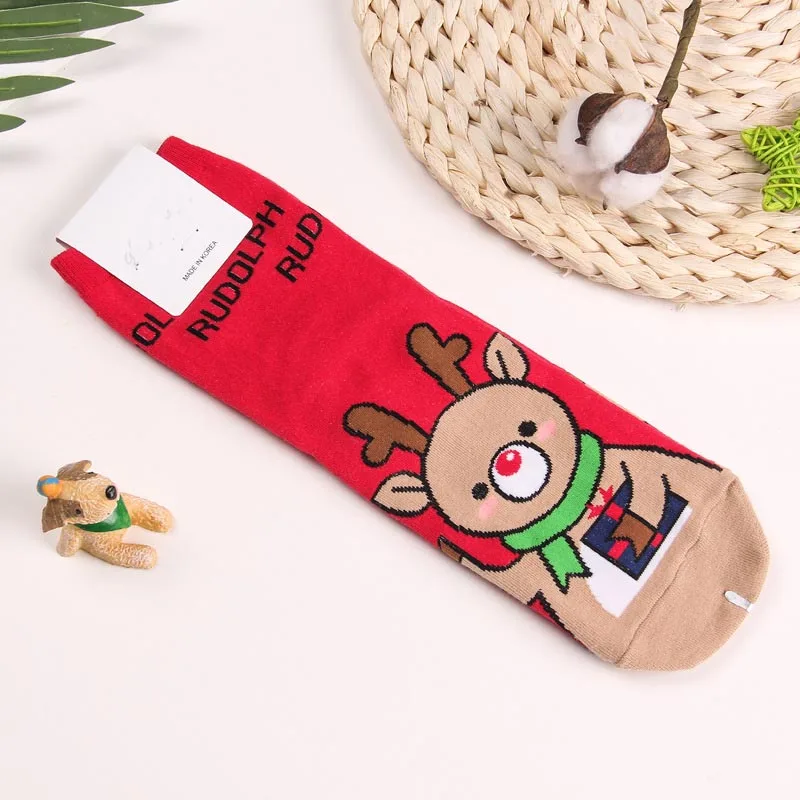 Осенне-зимние модные креативные носки Harajuku Sokken в студенческом стиле, рождественские носки, Забавные милые носки для женщин, подарки для девушек